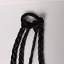 M Maxglam Beauty 18-Inch Black Synthetic Crochet Braid - Pre-Wrapped Passionate Dirty Braids for Women and Men - Unisex African-Style Dirty Braid Crochet Wig - Easy to Install and Style