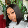 T Part Lace Bob Wig Silky Straight